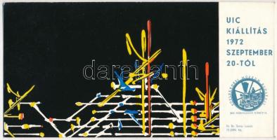 1972 Nemzetközi Vasútegylet (UIC) jubileumi ünnepség meghívó