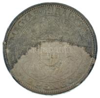 1931. 2P Ag "Madonna" T:VF,F patina Adamo P7