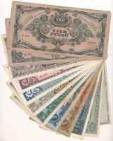 12db-os Pengő bankjegyből álló tétel T:F,VG közte szép papír