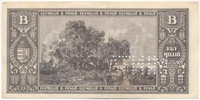 1946. 1.000.000BP hamis "MINTA" perforációval T:F