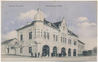 1916 Orsova, Scheinberger Mór üzlete. Hutterer G. kiadása / shop of Scheinberger (EK)