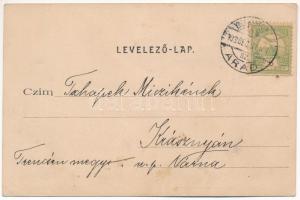 1903 Gurahonc, Honctő, Gurahont; Korzó. Weiszberger Sam. utóda / corso (EK)