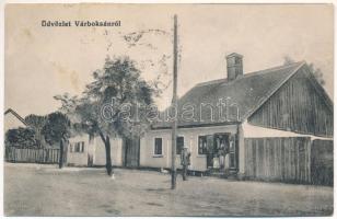 1927 Boksánbánya, Várboksán, Románbogsán, Németbogsán, Deutsch-Bogsan, Bocsa Montana; utca, üzlet / street view, shop (fl)