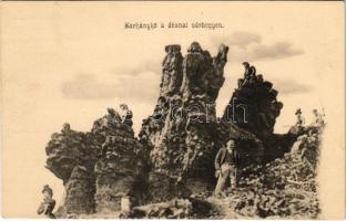 Dézna, Dezna; Sárkánykő a Várhegyen / Cetatea Dezna / rock on the castle hill