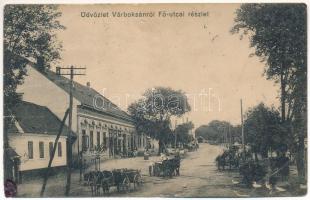 Boksánbánya, Várboksán, Románbogsán, Németbogsán, Deutsch-Bogsan, Bocsa Montana; Fő utca, piac, üzlet / main street, market, shops (r)