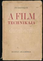 Pudovkin, [Vszevolod Illarionovics]: A film technikája. Ford.: Dr. Székely György, Jenei Imre. Bolyai Könyvek. Bp., 1944, Bolyai Akadémia, 144 p. Kiadói papírkötés, kissé sérült, foltos borítóval.