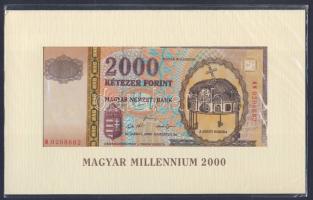 2000. 2000Ft "Millenium" díszcsomagolásban T:I