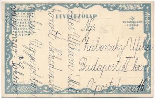 Mikulás. Egy jó kislány viselt dolgai: IV. sorozat 1. szám - Krampusz / Krampus, Hungarian art postc...