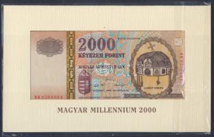 2000. 2000Ft "Millenium" díszcsomagolásban T:I