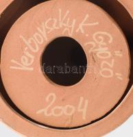 Verbovszky Kormos Győző: Lány korsóval. Jelzett, hibátlan, m: 24 cm