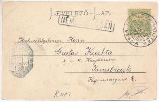 1904 Boksánbánya, Románbogsán, Németbogsán, Deutsch-Bogsan, Bocsa Montana; utca. Rosner Adolf kiadás...