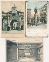 Komárom, Komárnó; 7 db régi képeslap vegyes minőségben / 7 pre-1945 postcards in mixed quality