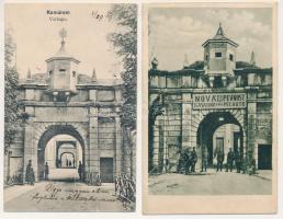 Komárom, Komárnó; 5 db régi képeslap vegyes minőségben / 5 pre-1945 postcards in mixed quality