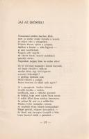 Kósa Lajos: Jaj az erősnek! Versek 1925-32. (Számozott, aláírt.) Budapest, 1933. (Szerző) - Gyarmati...