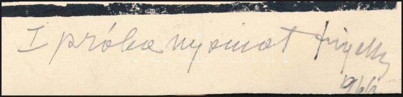 Szigethy István (1891-1966): Önarckép (cím nélkül), 1966. Linómetszet, papír, jelzett, I. próbanyoma...