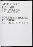 Van Ham árverési katalógus, festészet és szobrok témában, 2013
