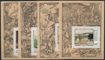 Dürer festmények sor blokkformában, Dürer paintings block set