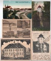 Komárom, Komárnó; 5 db régi képeslap vegyes minőségben / 5 pre-1945 postcards in mixed quality