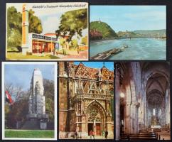 Kb. 100 db MODERN magyar város képeslap / Cca. 100 modern Hungarian town-view postcards