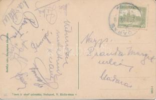 Hortobágy, ökörcsorda. Vasúti levelezőlapárusítás (fa)