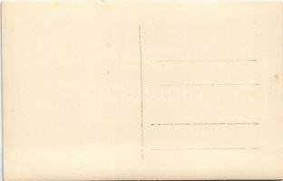 Léva, Levice; Csónakázó tó este / Jezero vecer / lake at night. photo