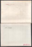 cca 1917-1918 Gyárépítés, 7 db feliratozott, pecsételt fotó, sarkain törésnyomok, 17,5×24 cm