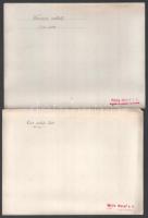 cca 1917-1918 Gyárépítés, 7 db feliratozott, pecsételt fotó, sarkain törésnyomok, 17,5×24 cm