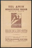 1934 Tel Aviv Nemzetközi Vásár prospektus