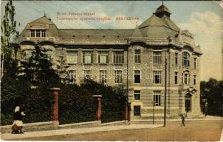 Kolozsvár, Cluj; M. kir. Ferenc József Tudományos egyetemi könyvtár. Bernát papiros áruház kiadása / library of the university (EK)