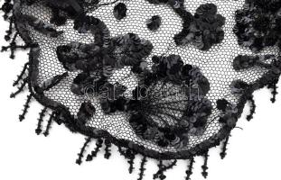 Régi gyöngyös, flitteres báli mellény + nyaklánc + karkötő