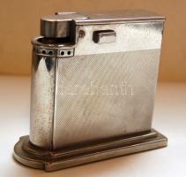 Régi, Rowenta márkájú, elegáns fém asztali öngyújtó, magassága 8cm