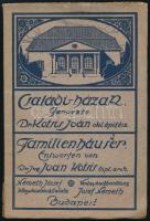 Dr. Kotsis Iván: Családi-házak. / Familienhäuser. Bp., 1920, Németh József, 61+(3) p. Első kiadás. Magyar és német nyelven. Kiadói papírkötés, kissé sérült borítóval.