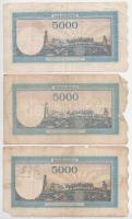 Románia 1941-1946. 2000L-100.000L (6db) T:F,VG
Romania 1941-1946. 2000 Lei - 100.000 Lei (6pcs) C:F...