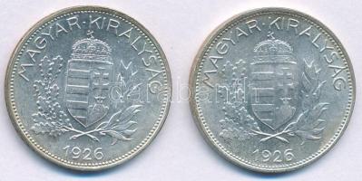 1926. 1P Ag (2x) T:AU Adamo P6