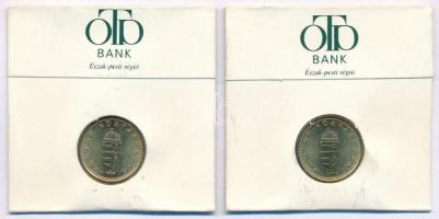 1998. 1Ft Cu-Ni-Zn "OTP / Takarékossági Világnap 1998" csomagolásban (2x) T:UNC