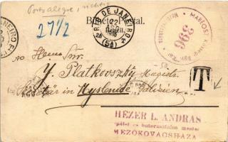 1905 Porto Alegre, panorama Rua do commercio / street view, Otto Hasche & C.'s shop + "...