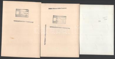 cca 1920-1930 Mozdulatművész férfi fotó, némelyik pecséttel jelzett (Hilde Brinckmann-Schrode), 3 db...