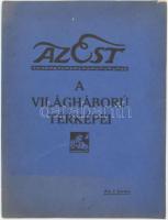 1916 A világháború térképei. Az Est kiadása. Bp., 1916, Élet-ny., 39 p. Kiadói papírkötésben