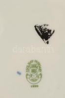 Zsolnay kék-arany 36 darabos étkészlet. Jelzett, hibátlan