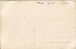 Kolozs-sósfürdő, Kolozsfürdő, Baile Cojocna; strand, fürdőzők / bathers, spa. photo (EK)