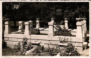 1939 Aranyosgyéres, Campia Turzii; temető, Dénes Ferenczné Göbbel Mária sírja / cemetery, grave. photo