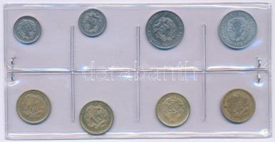 Románia 1953-1982. 5b-25b (8xklf) T:XF,VF
Romania 1953-1982. 5 Bani - 25 Bani (8xdiff) C:XF,VF