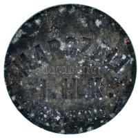 Marcali ~1900. "Marczali I.H.K." a Marcali Izraelita Hitközség 5 értékű Zn bárcája (22mm) T:XF,VF oxidáció