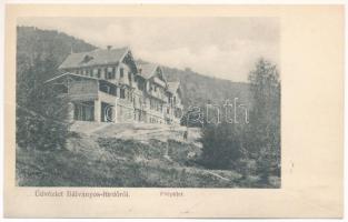 Bálványosfürdő, Baile Balvanyos (Torja, Turia); Főépület. Divald Károly fia / spa hotel (EK)