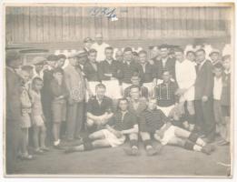 1932 RIPENSIA Temesvár labdarúgó csapat, focisták / Ripensia Timisoara Romanian football team. sport photo (11,1 x 8,4 cm) (Rb)