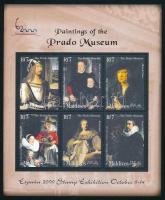 2000 Nemzetközi Bélyegkiállítás ESPA?A 2000, Madrid: Festmények a Pradoból kisív Mi 3613-3618