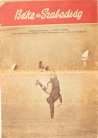 1953 Béke és Szabadság IV. évf. 42. sz., 1953. dec. 2., benne képes beszámoló a magyar-angol (6:3) m...