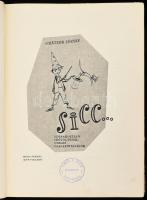 Grätzer József: Sicc... Szórakoztató időtöltések, cseles csalafintaságok. Bp., 1957, Móra. A borító ...