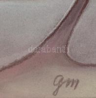 Gonda Margit (?-): Tájkép. Pasztell, papír, keretben 50x40 cm