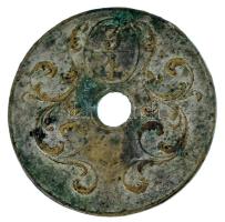 Rumunyest (Bégabarlang) DN "Rumunyesti Uradalom" 3/4 értékű ezüstözött bronz bárca (28mm) ...